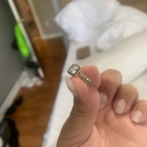 Rose gold Pandora ring